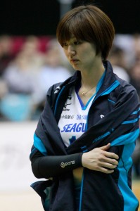 2012年にチームに加入した栗原恵選手
